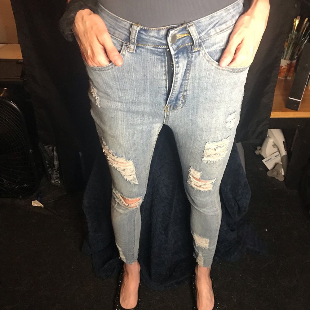 Distressed Pants Small - Picture 2 of 6